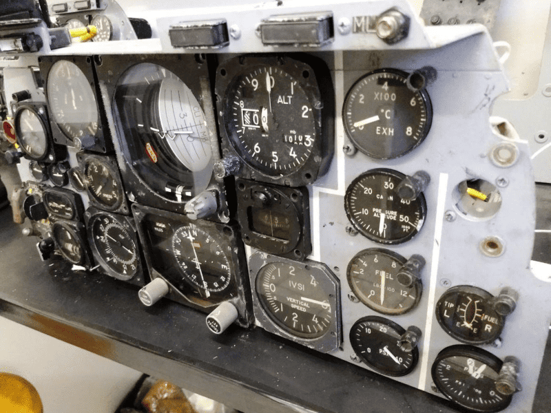 Painel de Instrumentos de Avião de Ataque e Treinamento
