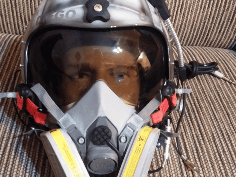 Capacete Piloto Agrícola 400 CPA Telha Arredondada