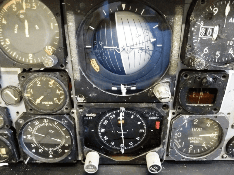 Painel de Instrumentos de Avião de Ataque e Treinamento