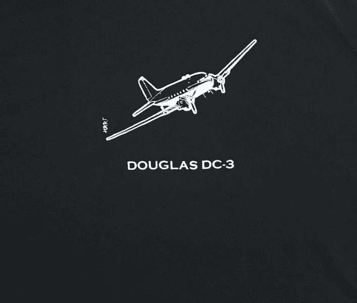 Camisetas com temas de Aviação