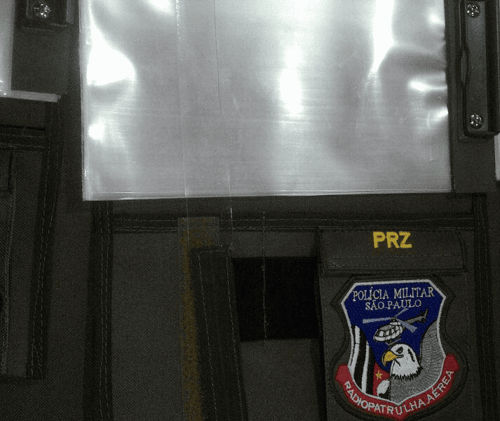 Prancheta de voo e Bolsa para Capacete