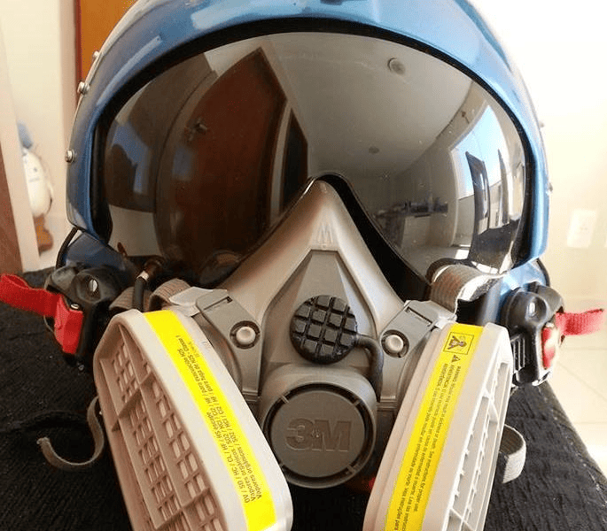 Capacete Piloto Agrícola 400 CPA Telha Reta