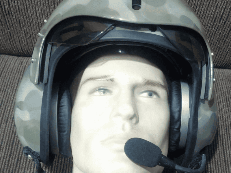 Capacete em Fibra para Piloto Agrícola