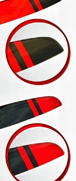 Hélice TRIPÁ em Madeira Pintada