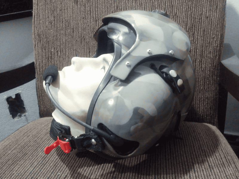 Capacete em Fibra para Piloto Agrícola