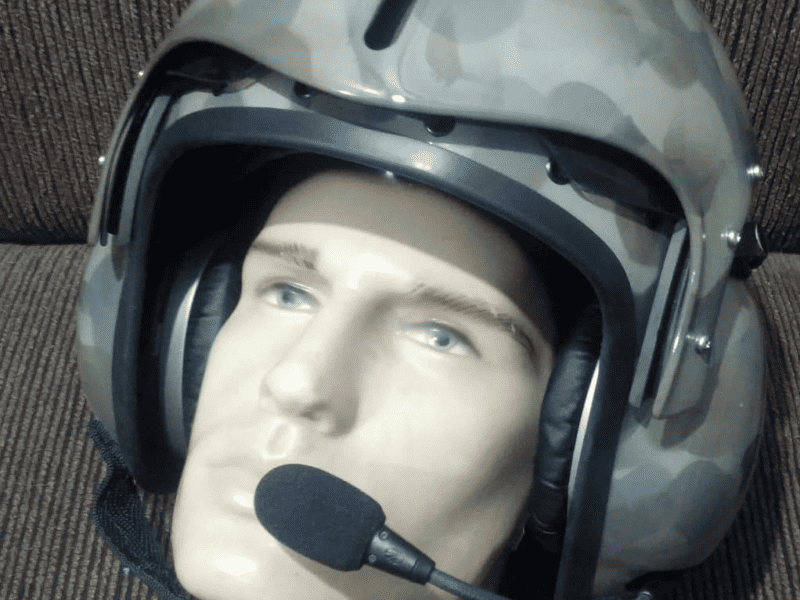 Capacete em Fibra para Piloto Agrícola