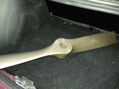 Hélice bipá de Avião em Duraluminio
