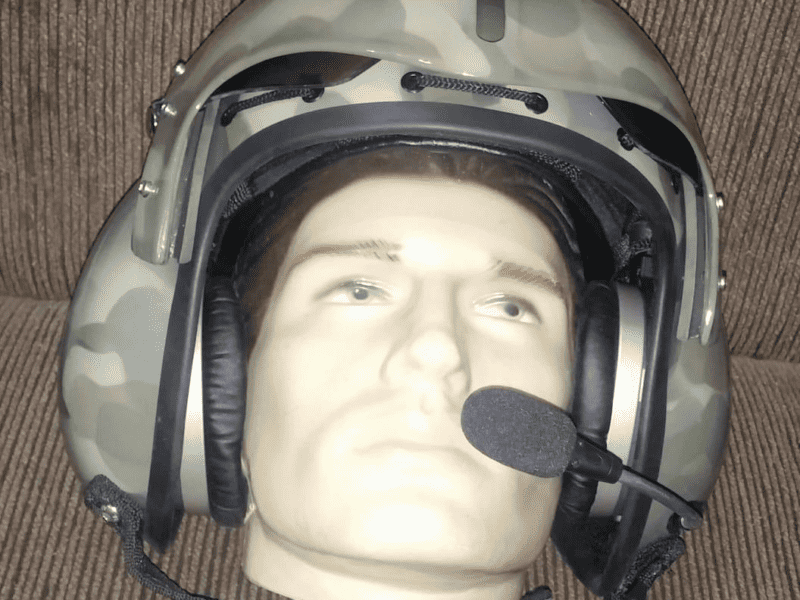 Capacete em Fibra para Piloto Agrícola
