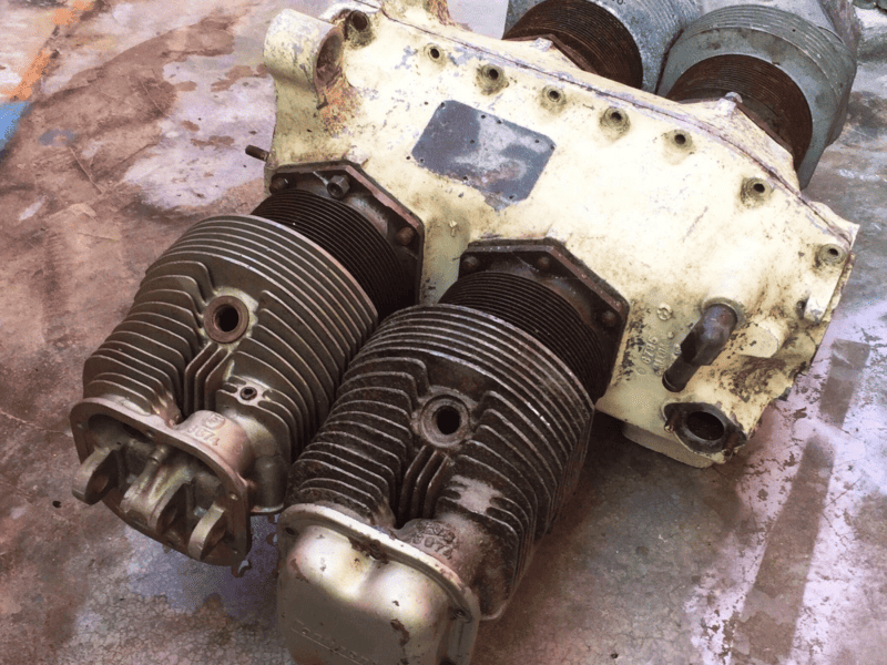 Motor 4 cilindros de Avião Continental