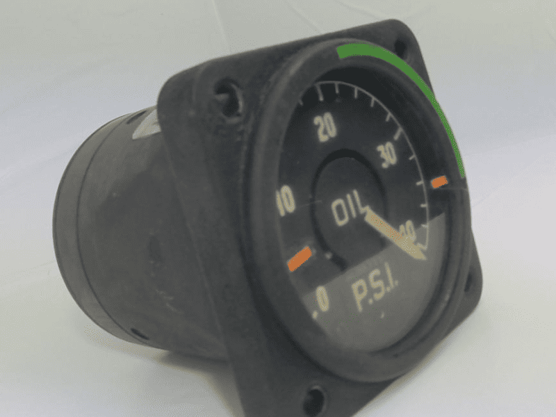 Instrumento de Avião Mostrador de Pressão de Óleo Motor