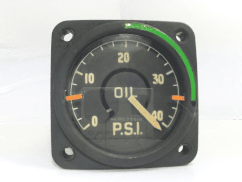Instrumento Medidor de Pressão de Oléo Motor Avião a Jato