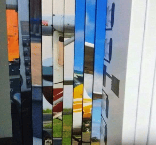 Quadros Decorativo Motivos Aeronáutico Impresso em Lona