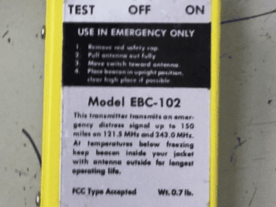 Transmissor de Localização de Emergência ELT