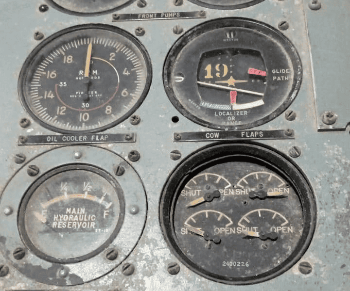 Painel Original de Instrumentos do Avião NA T-6