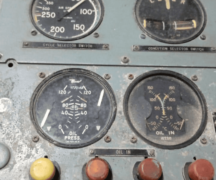 Painel Original de Instrumentos do Avião NA T-6