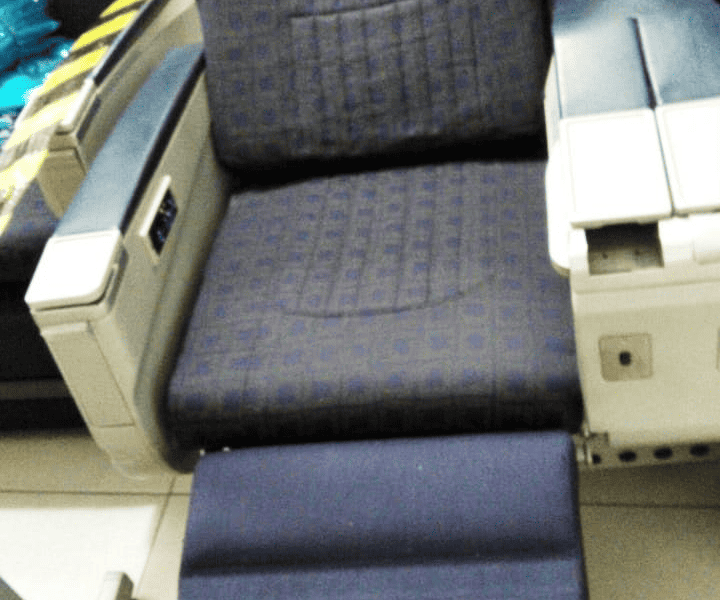 Assento Classe Executiva Passageiro Avião Comercial