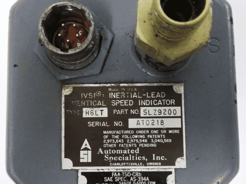 Indicador de Razão de Subida VSI