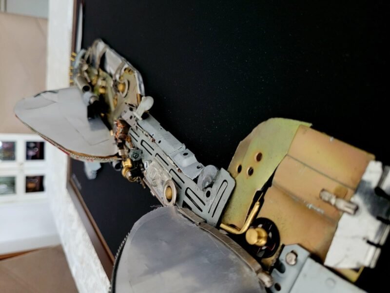 Quadro de Avião da 2a Guerra T-28 TROJAN em 3D feito com material reciclável de eletrônicos