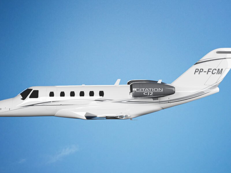 Serviço de Modelagem 3D para Visualização de Adesivos Personalizados em Aeronaves
