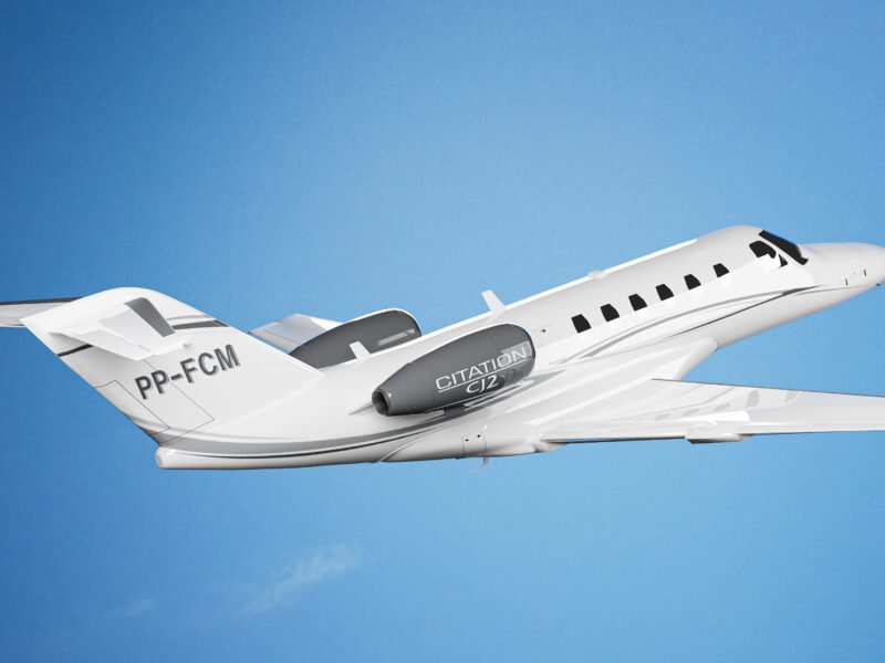Serviço de Modelagem 3D para Visualização de Adesivos Personalizados em Aeronaves