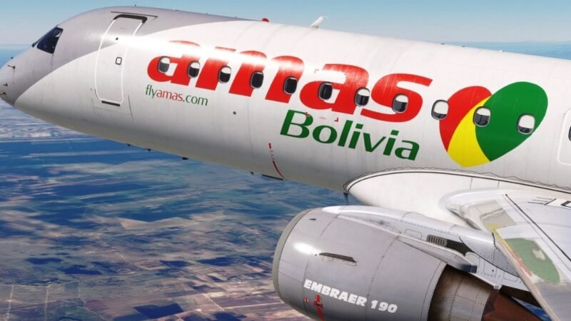 Aviao-da-Amas-Bolivia-Embraer-E-190