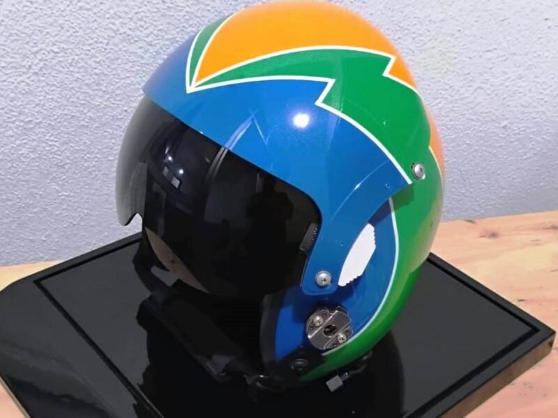 Capacete Esquadrilha da Fumaça