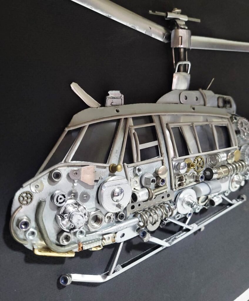 Quadro-3D-Helicoptero-UH-1H