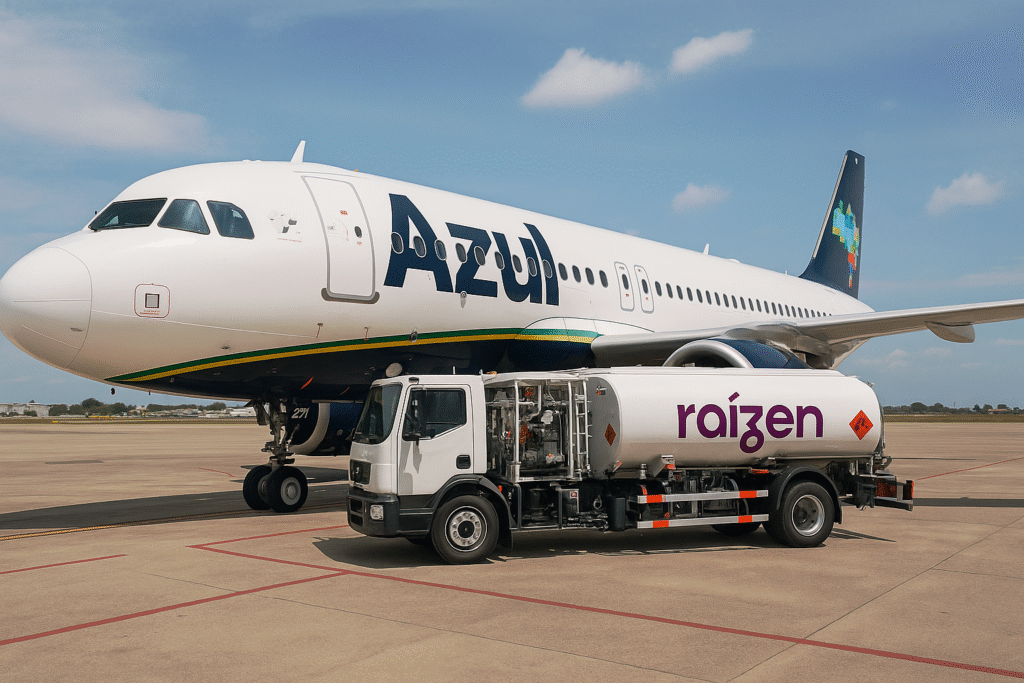 Azul tenta barrar corte de combustível por parte da RAIZEN