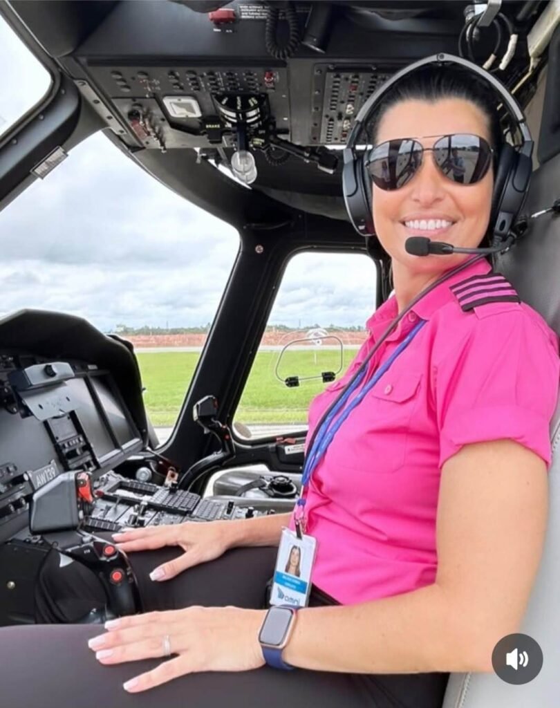 Cmte Melissa Medrano_Piloto de Helicóptero Offshore